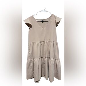 SHEIN Cream Maxi Dress